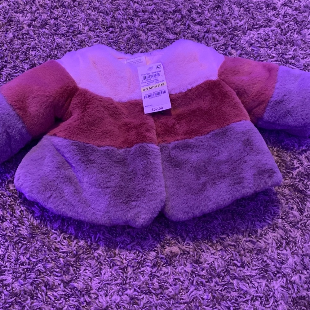 Baby fur coat